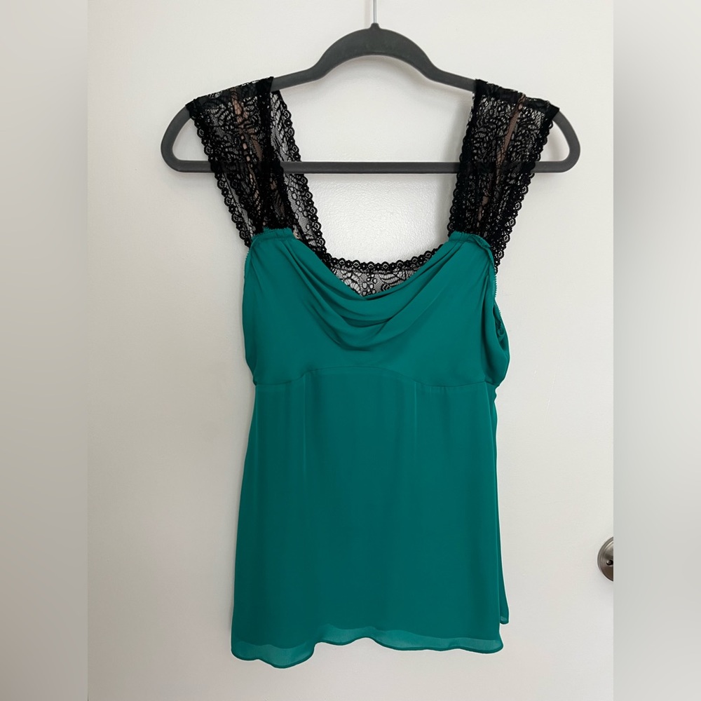 NTW BCBG Max Azria silk top size XS